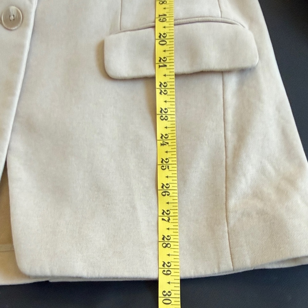 Express Beige Tailored Blazer Jacket Adjustable B… - image 8